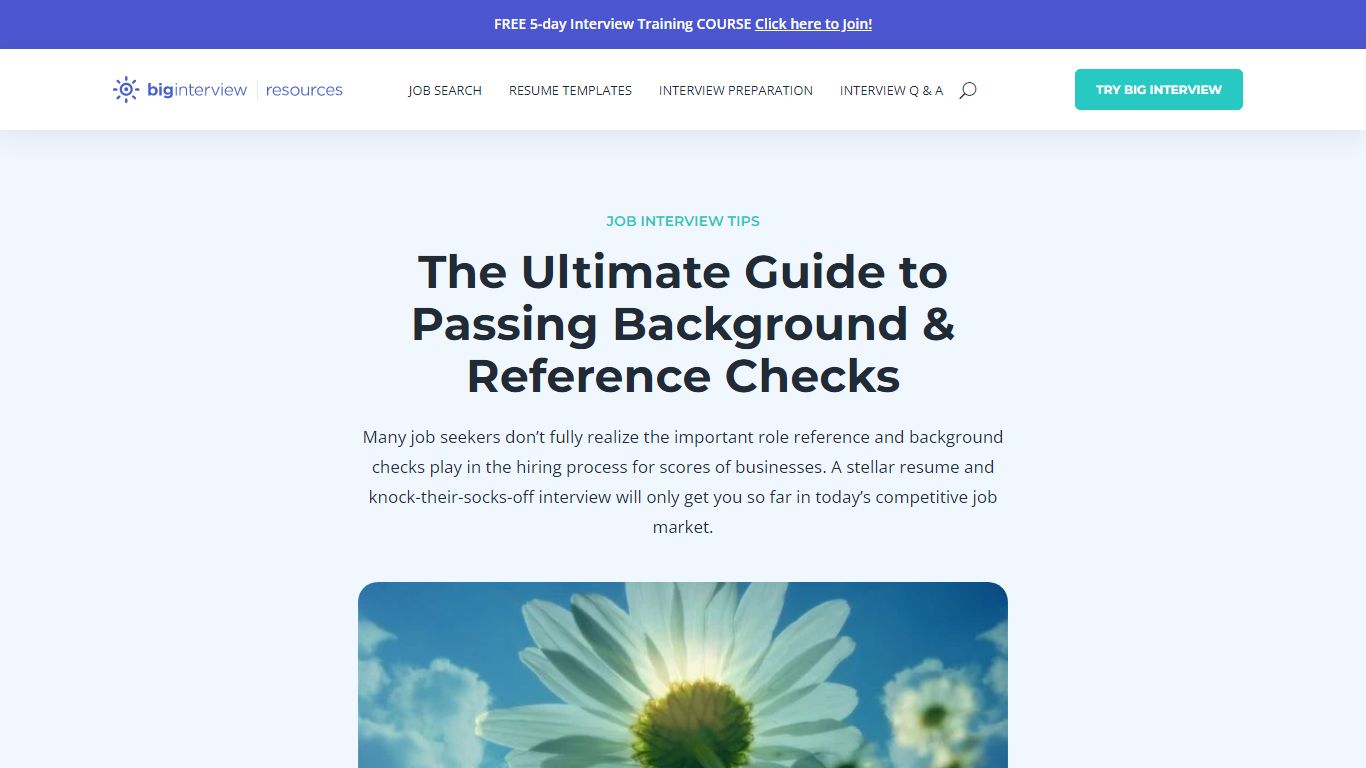 The Ultimate Guide To Passing Background & Reference Checks - Big Interview