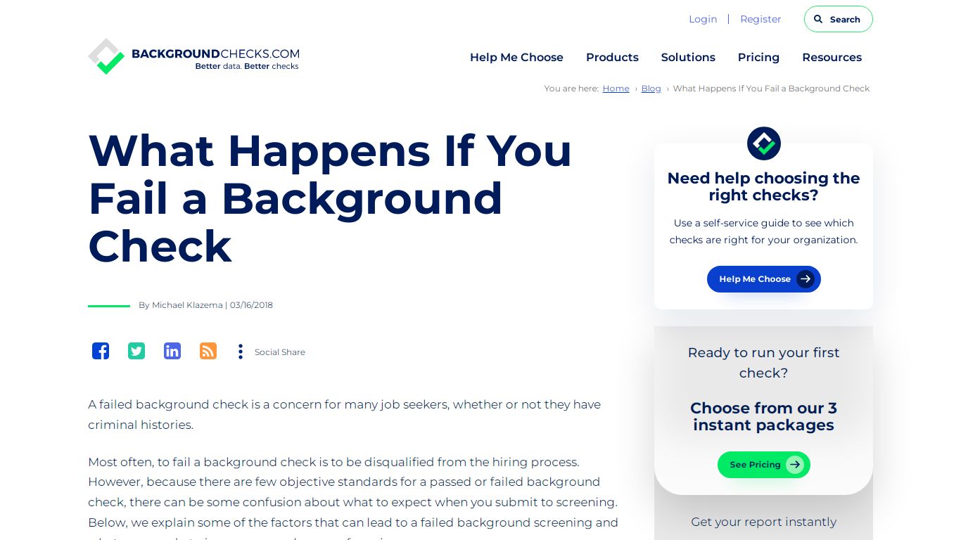What Happens If You Fail a Background Check